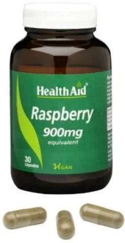 Health Aid Raspberry 900mg 30 Capsule