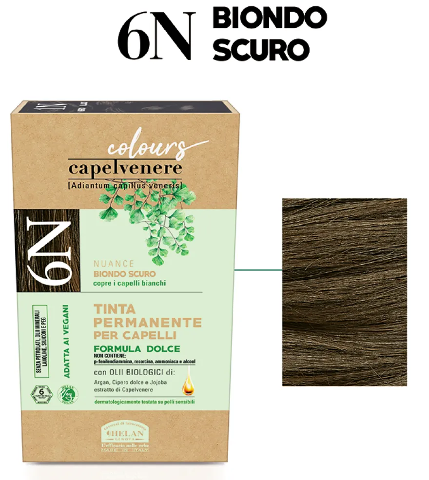 Helan Capelvenere Colours Tinta Capelli 6N Biondo Scuro