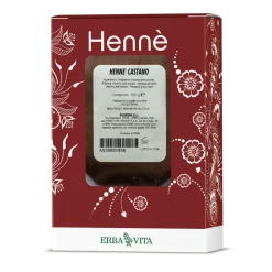 Henne Colorante Capelli Castano 100g
