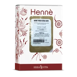 Henne Colorante Capelli Rosso Naturale Extra Forte 100g
