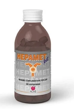 Hepamet Pet Mangime Complementare Cani Anziani 80 Compresse