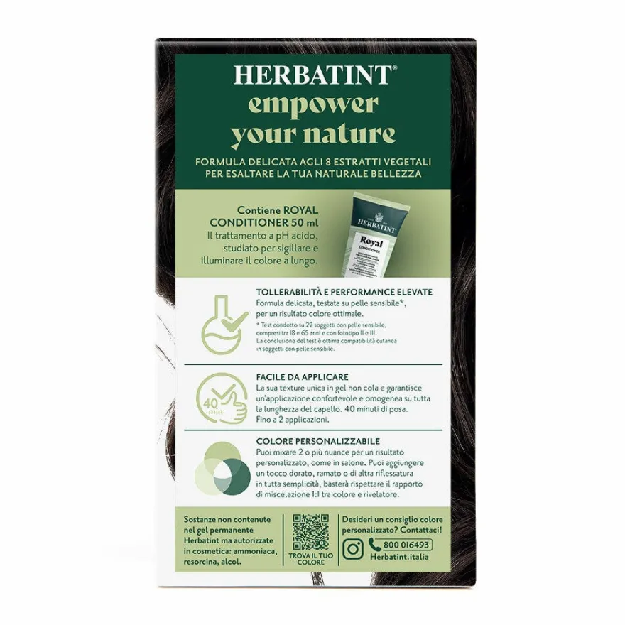 Herbatint Gel Colorante Permanente 4C Castano Cenere 170ml