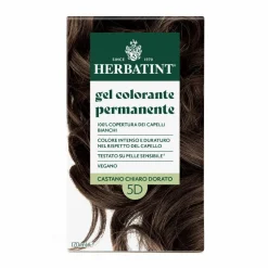 Herbatint Gel Colorante Permanente 5D Castano Chiaro Dorato 170ml