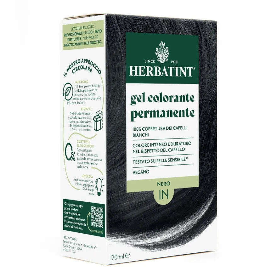 Herbatint Gel Colorante Permanente 1N Nero 170ml