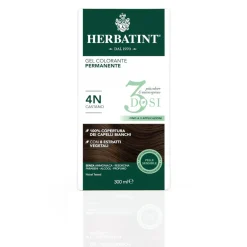 Herbatint Tinta Capelli Gel Permanente 4N Castano 300ml 3 Dosi