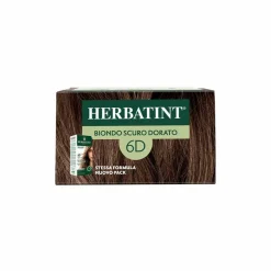 Herbatint Tintura Per Capelli Gel Permanente 6D Biondo Scuro Dorato 170ml