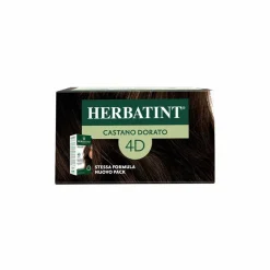 Herbatint Tintura Per Capelli Gel Permanente 4D Castano Dorato 170ml