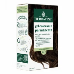 Herbatint Tintura Per Capelli Gel Permanente 4D Castano Dorato 170ml