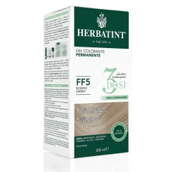 Herbatint Tintura Per Capelli Gel Permanente FF5 Biondo Sabbia 3 Dosi 300ml