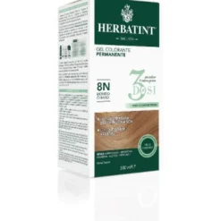Herbatint Tintura Per Capelli Gel Permanente 8N Biondo Chiaro 3 Dosi 300ml
