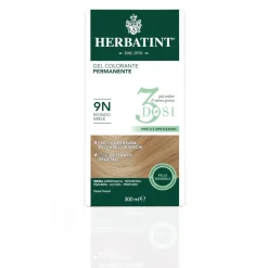 Herbatint Tintura Per Capelli Gel Permanente 9N Biondo Miele 3 Dosi 300ml