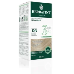 Herbatint Tintura Per Capelli Gel Permanente 10N Biondo Platino 3 Dosi 300ml