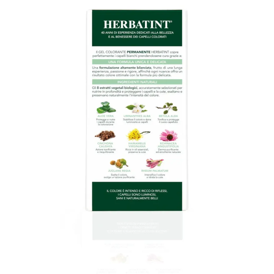 Herbatint Tintura Per Capelli Gel Permanente 5R Castano Chiaro Ramato 3 Dosi 300ml