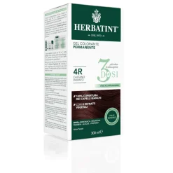 Herbatint Tintura Per Capelli Gel Permanente 4R Castano Ramato 3 Dosi 300ml