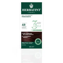 Herbatint Tintura Per Capelli Gel Permanente 4R Castano Ramato 3 Dosi 300ml