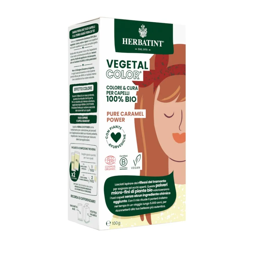 Herbatint Vegetal Color Pure Caramel Power Caramello 100g