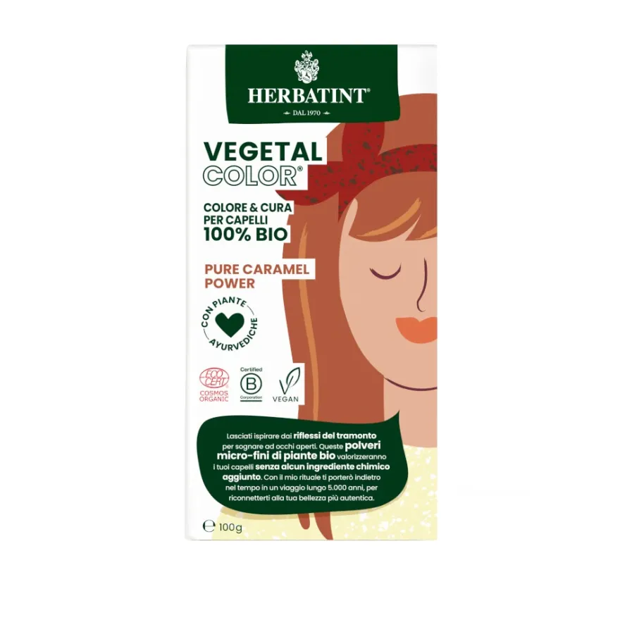 Herbatint Vegetal Color Pure Caramel Power Caramello 100g