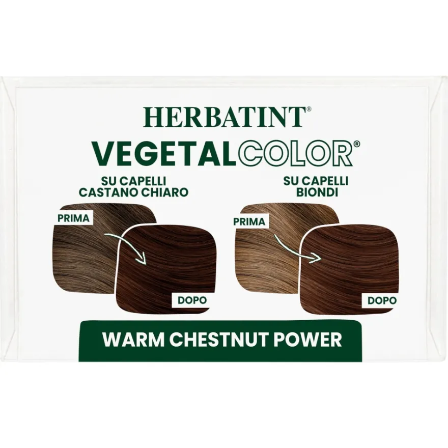 Herbatint Vegetal Color Warm Chestnu Power Castano Caldo 100g