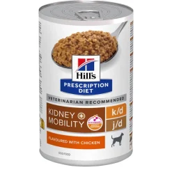 Hill's Prescription Diet Canine K/D Kidney Care+Mobility Cibo Umido Per Cani 370g