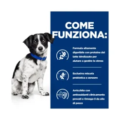 Hill's Prescription Diet I/D Digestive Care Stress Crocchette Per Cani Con Pollo Taglia Mini Sacco 1kg