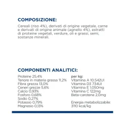 Hill's Prescription Diet Metabolic Cibo Secco Con Agnello Cani Adulti Sacco 12kg