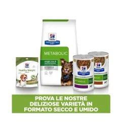 Hill's Prescription Diet Metabolic Cibo Secco Con Agnello Cani Adulti Sacco 12kg
