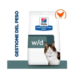 Hill's Prescription Diet W/D Multi-benefit Crocchette Pollo Per Gatti Sacco 3kg