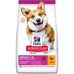 Hill's Science Plan Adult Small E Mini Fino A 10 Kg Per Cani Crocchette Pollo Sacco 300g