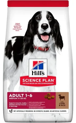 Hill's Science Plan Crocchette Agnello E Riso Cani Taglia Media Sacco 18kg