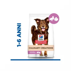Hill's Science Plan Culinary Creations Adult Crocchette Con Anatra E Patate Per Cani Taglia Media Sacco 14kg