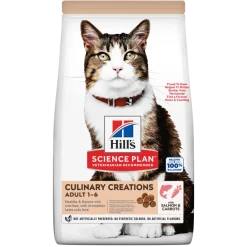 Hill's Science Plan Culinary Creations Medium Adult Crocchette per Gatti con Salmone E Carote 10kg