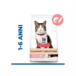 Hill's Science Plan Culinary Creations Medium Adult Crocchette per Gatti con Salmone E Carote 10kg