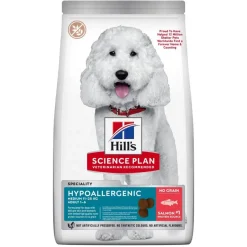 Hill's Science Plan Hypoallergenic Adult Crocchette al Salmone Per Cani Taglia Media Sacco 2,5 kg