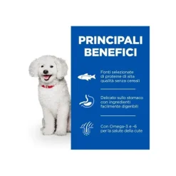 Hill's Science Plan Hypoallergenic Al Salmone Cibo Secco Cani Adulti Taglia Small Sacco 1,5kg