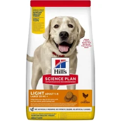 Hill's Science Plan Light Adult 1 - 6 Anni Crocchette Pollo Per Cani Taglia Grande Sacco 12kg