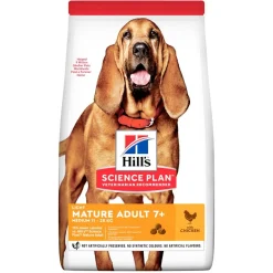 Hill's Science Plan Light Mature Adult Crocchette Con Pollo Per Cani Taglia Media Sacco 14Kg