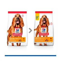 Hill's Science Plan Light Mature Adult Crocchette Con Pollo Per Cani Taglia Media Sacco 14Kg