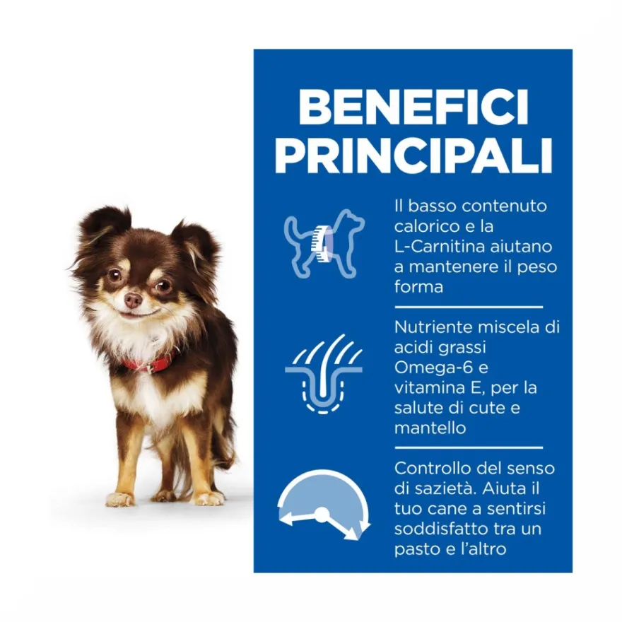Hill's Science Plan Light Small & Mini Adult Crocchette Con Pollo Per Cani Sacco 6 Kg