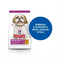 Hill's Science Plan Mature Adult 7+ Crocchette con Pollo per Cani Taglia Piccola Sacco 6 Kg