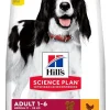 Hill's Science Plan Medium Adult 1-6 Con Pollo Cibo Secco Per Cani 12kg