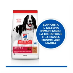Hill's Science Plan Medium Adult Crocchette con Agnello e Riso per Cani Sacco 14 Kg
