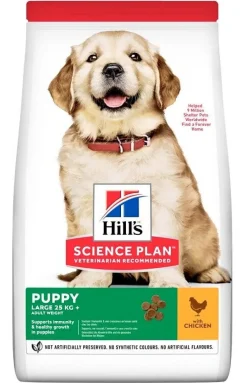 Hill's Science Plan Perfect Digestion Large Breed Puppy Cibo Secco Con Pollo E Riso Integrale Per Cuccioli Taglia Grande Sacco 12kg