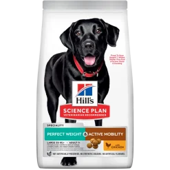 Hill's Science Plan Perfect Weight & Active Mobility Adult Crocchette Con Pollo Per Cani Taglia Grande Sacco 12 Kg