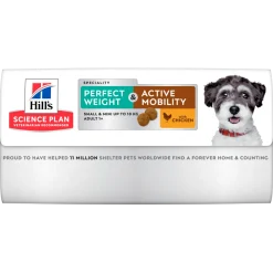 Hill's Science Plan Perfect Weight & Active Mobility Adult Crocchette Con Pollo Per Cani Taglia Piccola Sacco 1,5 kg