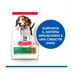 Hill's Science Plan Puppy Medium Crocchette All'agnello E Riso Per Cuccioli Sacco 14 Kg