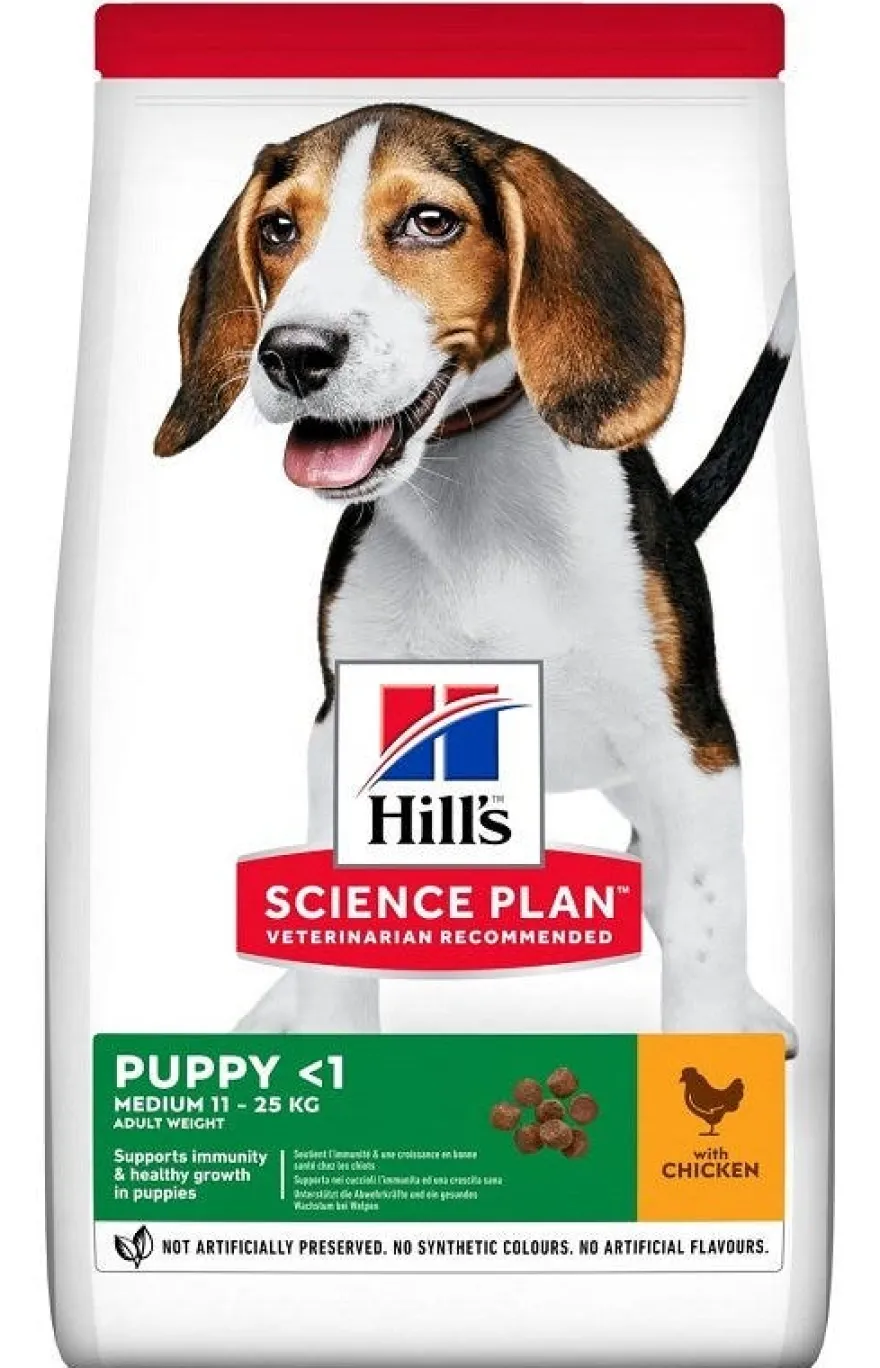 Hill's Science Plan Puppy <1 Medium 11-25 Kg Chicken Cibo Secco Per Cani 2,5kg