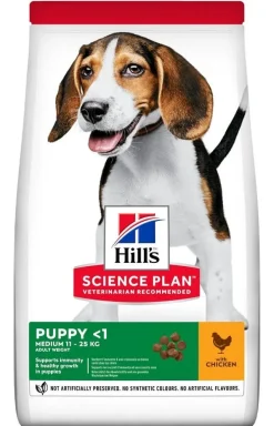 Hill's Science Plan Puppy <1 Medium 11-25 Kg Chicken Cibo Secco Per Cani 2,5kg