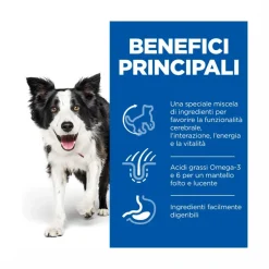 Hill's Science Plan Senior Vitality Mature Adult 7+ Crocchette Con Pollo E Riso Per Cani Taglia Media 12Kg