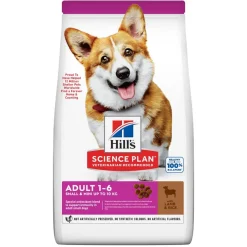 Hill's Science Plan Small & Mini Adult Crocchette con Agnello e Riso per Cani Sacco 6 Kg