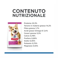 Hill's Science Plan Small & Mini Adult Crocchette con Agnello e Riso per Cani Sacco 6 Kg